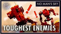 8 Toughest Enemy Encounters in No Man's Sky | Combat Gameplay