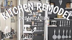 Kitchen Remodel and Organization 2021//DIY Kitchen//Part 3