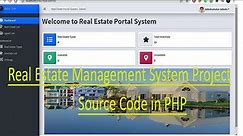real estate management system project source code in php