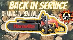How to Fix a Homelite Chainsaw that's been Sitting for Years carburetor change