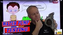How To Test A Water Pump