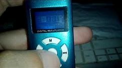 Usb mini Digital MP3 Music player LCD screen metal