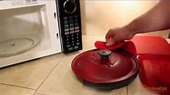 Toasting a Hamburger Bun in the Microwave with Reheatza®