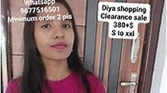 nathiya677 - Diya shopping Clearance sale 750 kurties...