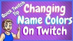 How To Change Your Name Color On Twitch