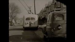 Wilmington's Trolleybus System - 1948