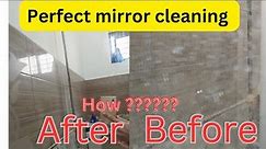 How to clean your washroom mirror easy trick and cheapest method