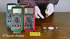 ANENG DT9205A Digital Multimeter ACDC Transistor Tester Electrical NCV Test Meter Profesional Analog