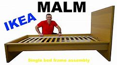 Ikea MALM Bedframe assembly
