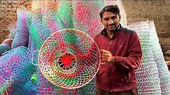 Talented Craftsmen Weaving Metal Wire Baskets || How to make Metal Wire Basket