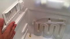 How To Unclog a refrigerator drain line on frozen over Kitchenaid, Maytag or Whirlpool