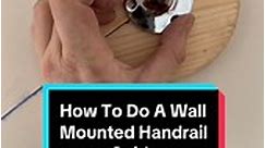 How to do a wall mounted handrail Guide #construction #carpentry #newbuild #handrails #renovation #diy #diyprojects #diytips #tips #tipsandtricks #foryou #foryoupage #viralvideo | Aidyscape