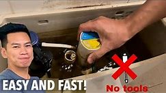 How To Fix The Push Button Cistern Toilet Flush No Tools Required - Easy And Fast