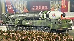 North Korean leader Kim and daughter attend huge military parade