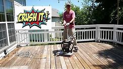 Power washing VS Sanding Deck - See the difference!
