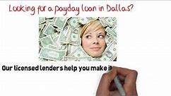 Available Now: Payday Loans Dallas TX | We're Ready To Provide Dallas Payday Loans