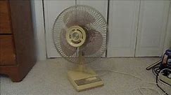 Vintage JCPenney (Lasko/Sanyo) 12" Oscillating Fan