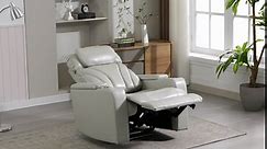 UFINEGO Electric Recliner Chair with USB Ports,1 Cup Holders, 360 Swivel Tray Table