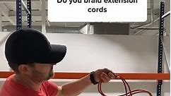How to braid an extension cord.