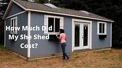 How Much Did My She Shed Cost? - PART 3 - Thrift Diving