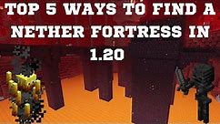 How To Find A Nether Fortress In Minecraft 1.20 Easily In 2024 Bedrock Edition MCPE/Xbox/Switch Top5