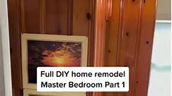 DIY home remodel! Master Bedroom part 1 #diy | Primary25