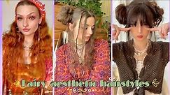 Fairy hairstyles tutorials 🧚‍♀️🔮 Magic Hippie hairstyles from Tiktok🌙