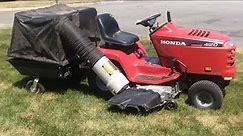 Honda 4120 Hydrostatic riding lawn mower | For Sale | Online Auction at Repocast.com