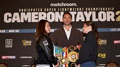Chantelle Cameron v Katie Taylor 2 open workouts live stream from Liffey Valley