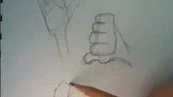 How to draw cartoon hands #animation #art #drawing