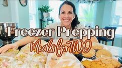 Planning Meals for Two People | A Freezer Prep Day