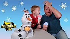 Disney’s Frozen Olaf Snow Cone Maker Machine! ❄Dad's Brain Freeze❄