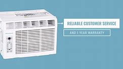 Keystone 5,000 BTU 120V Window Air Conditioner KSTAW05CE Cools 150 Sq. Ft. with ENERGY STAR and Remote in White KSTAW05CE