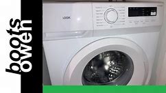 Unboxing and initial impressions of Currys Logik L814WM23 washing machine: splittable tub/repairable