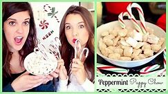 Peppermint Puppy Chow Recipe ❄ #DIYDecember Day 16