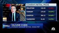 Cowen analyst Oliver Chen explains his top retail picks: Peloton, Target and Costco