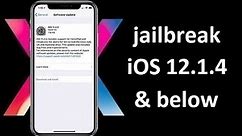 [NEW] iOS 12.1.4 How To Jailbreak Untethered. iOS 12.1.4 Jailbreak By jailbreakit.net Released!