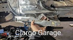 Rust Repair On Lower Drivers Door Jam Pillar, 86 Pontiac - ep 82