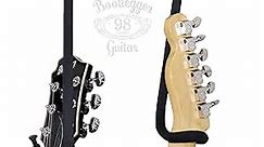 Guitar Bar Hanger No Slip Padded Hard Metal Closet Bar Hanger - 6 & 7 String Electric Acoustic Guitar 4 & 5 String Bass - Not Guitar Stand Display Storage/Closet - Over Head Pipe - Your Rack 2 Pack