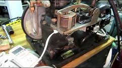 Antique Frigidaire W-5 repair - 2 - putting the parts back together...