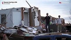 Csak a romok maradtak a tornádó után - video Dailymotion