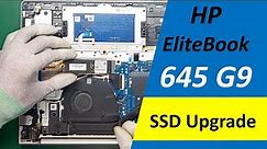 🛠️ HP EliteBook 645 G9 Laptop - SSD Upgrade and Disassembly Options. 12th Generation Laptop 2023
