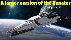 The Legacy-class star destroyer | yet another larger version of the Venator #starwars