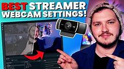 How To Make Your Webcam Quality Look PRO! - Webcam Settings Guide In 2021!