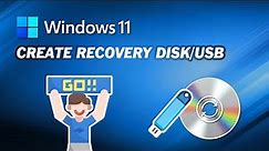 How to Create Windows 11 Recovery Disk or USB | 3 Free Ways