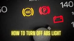 ABS WARNING LIGHT ON ? FIX IT EASY STEPS