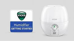 Vicks 3-in-1 Sleepy Time CoolMist Humidifier, Diffuser VUL500 - Getting Started
