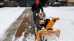 HELPING OTHERS With Snow Removal With Cub Cadet Snowblower