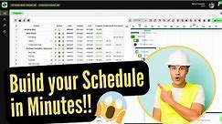 Build a Construction Schedules in MINUTES from Scratch | Outbuild