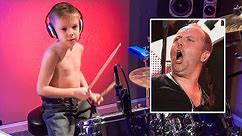 Master Of Puppets played by 6 year old Drummer